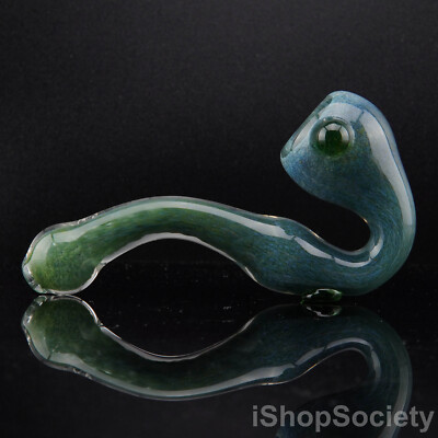5'' Colorful Sherlock Tobacco Smoking Pipe Thick Collectible Glass Pipes - P728C