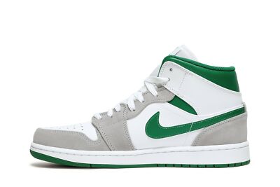 Nike Air Jordan 1 Mid SE Grey Pine Green DC7294-103 Men's Sizes | eBay