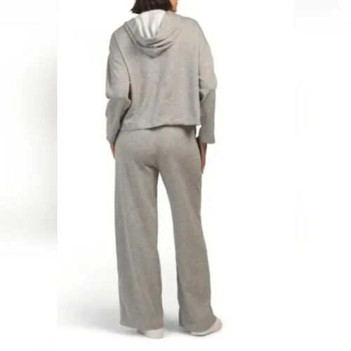 MAX STUDIO Tuta Donna Swaet Tuta Pantaloni Felpa con Cappuccio Grigio Tg S - Foto 2 di 4