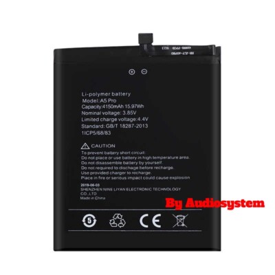 Batteria Di Ricambio Audiosystem Per UMIDIGI F2: Nuova, 5150mAh, Agli Ioni Di Litio, Con Protezione Da Sovraccarico
