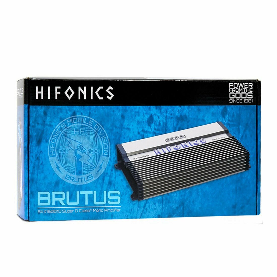HIFONICS BXX1600.1D BRUTUS 1600W RMS 1-OHM ULTRA-FI MOSFET 1-CH