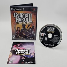 Guitar Hero III 3 Legends of Rock PS2 PlayStation 2 - Complete CIB