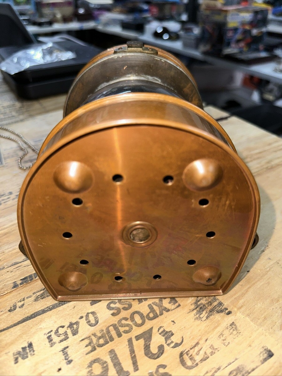 【美品】オール真鍮製　NAVIGATOR'S LANTERN ヴィンテージ Nautical Tung Woo Starboard Ship Navigation Copper Lantern
