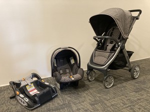 chicco polka dot stroller
