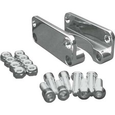 COVINGTONS 1410-0051 C1310-C Front Fender Relocator - Chrome - Touring '03-'13