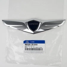 Genuine Hood Emblem compatible with Hyundai 2015-2017 Genesis Sedan 86320-B1000