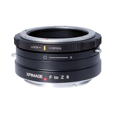 XPimage Lens Locking Adapter for NIKON F/G Mount Lens to Nikon Z Z5 Z6 Z7 Camera