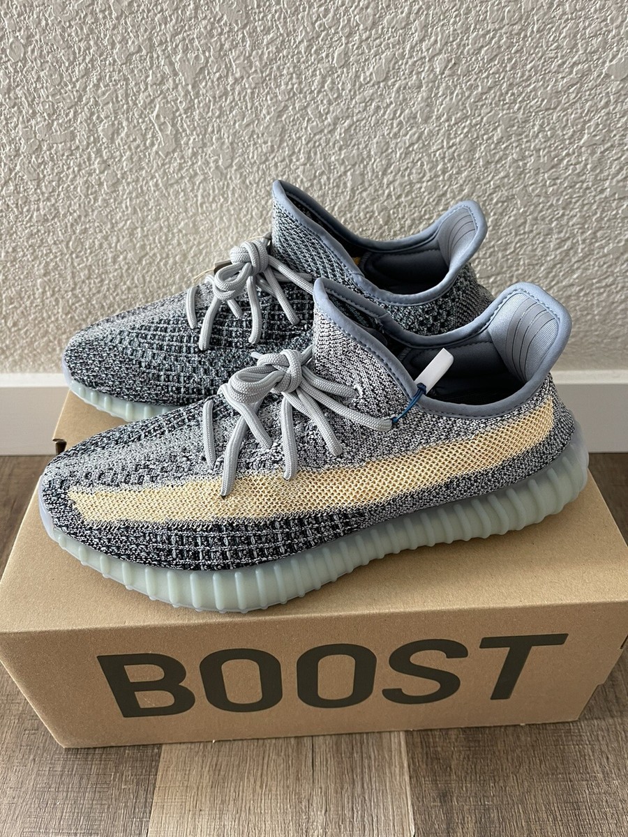 100% Authentic Adidas Yeezy Boost 350 V2 Ash Blue GY7657 Mens US Size