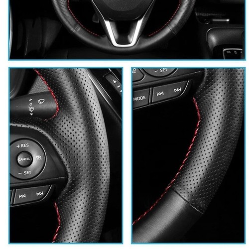 For Subaru XV Forester Legacy Outback 2013-2014 Leather Car Steering Wheel Cover - Foto 5 di 8
