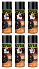 Raptor 4907 1K Satin Black Wheel Paint (10 oz) (6 Pack)