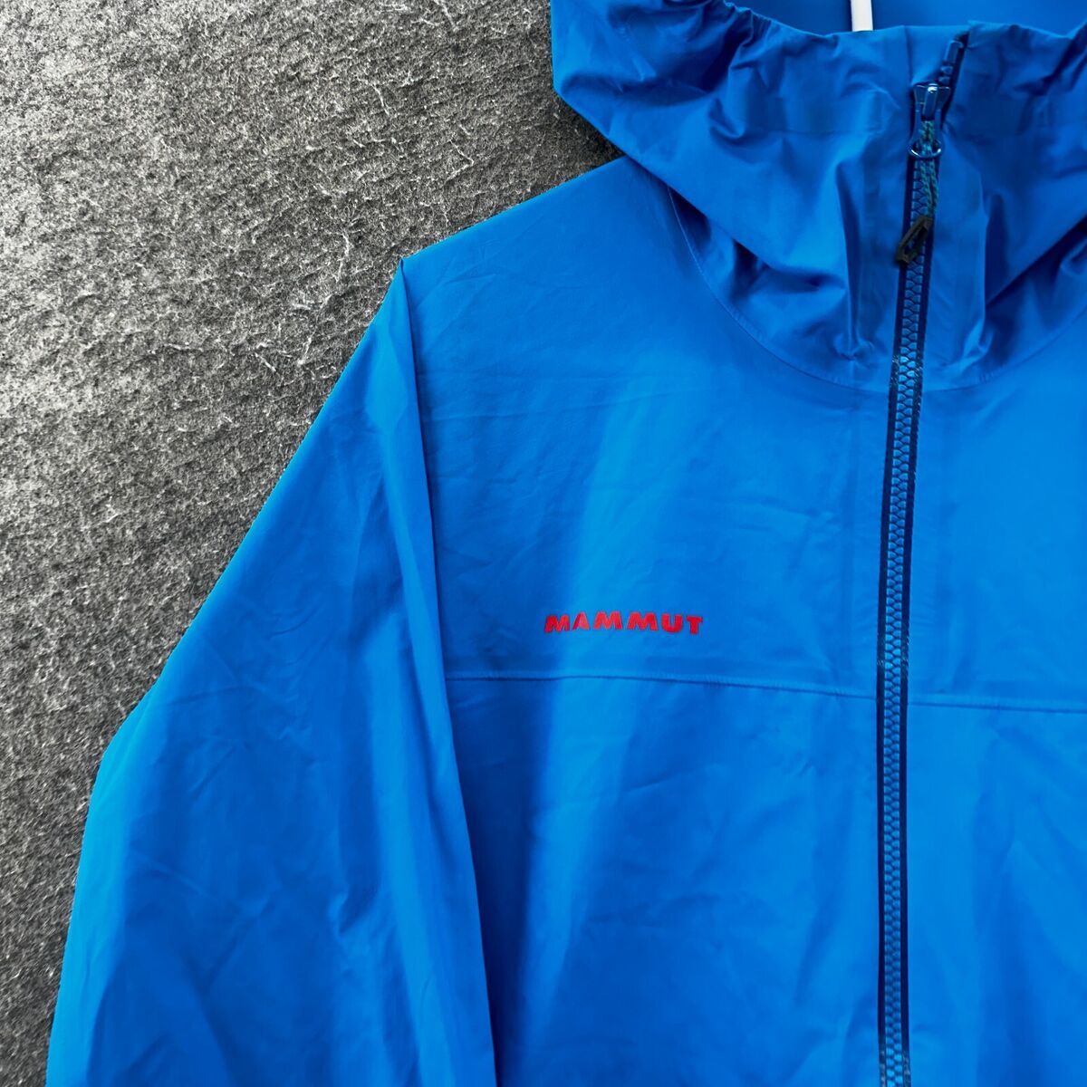 Mammut Jacket Mens M Blue Full Zip Dry Tech Performance Mammut Jacket Mens M Blue Full Zip Dry Tech Performance