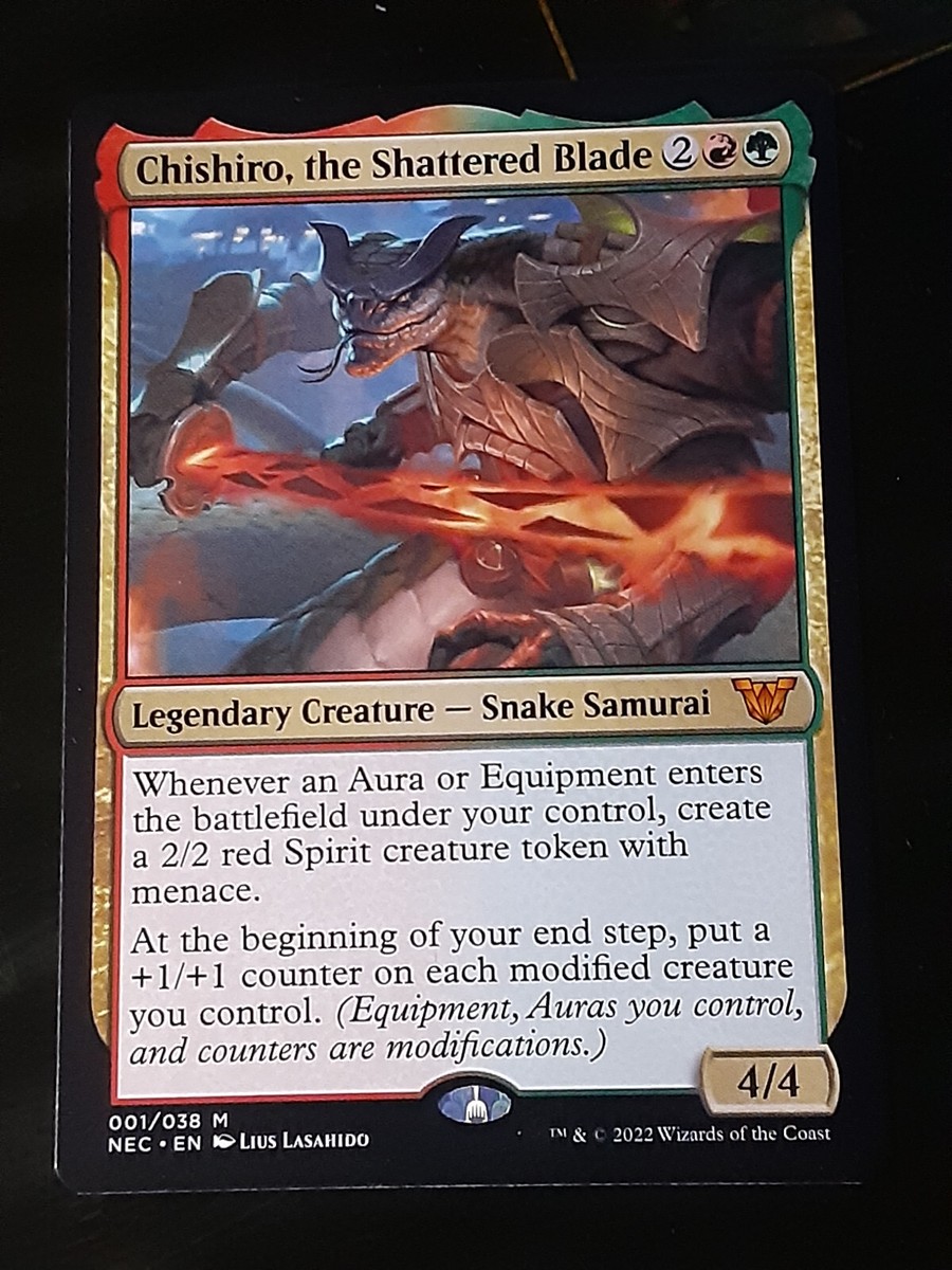 Chishiro the Shattered Blade , Commander Kamigawa Neon D , NM,MTG