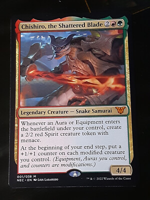 mtg chishiro the shattered blade commander deck Chishiro the Shattered Blade , Commander Kamigawa Neon D , NM,MTG,FREE  SHIPPING