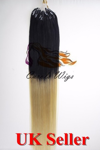 20" 1g 8A* Double Drawn Loop Micro Ring Russian Remy Human Hair Extensions UK - Picture 70 of 80