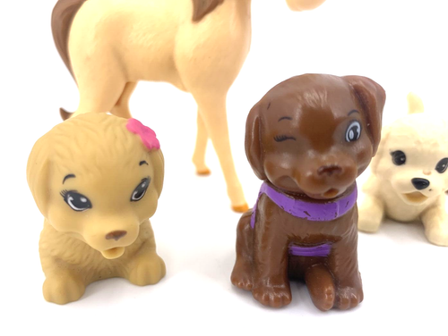 Barbie Doll Pets Dogs Horse Lot of 7 - Picture 2 of 6
