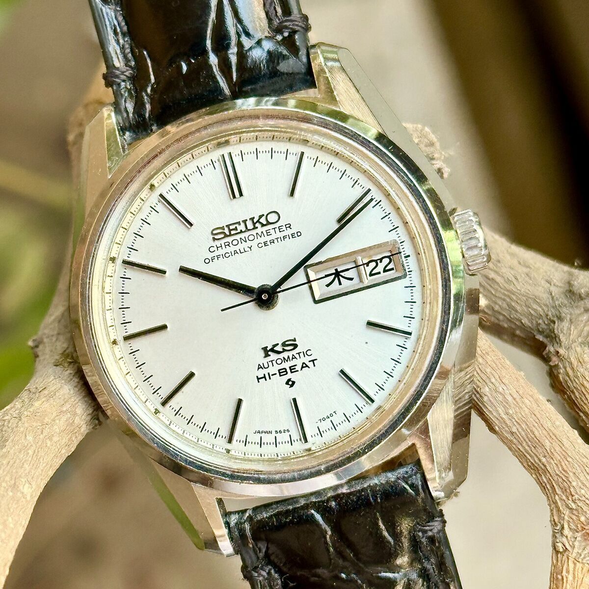 Vintage King Seiko 56KS Chronometer Hi-Beat Automatic Men's Vintage King Seiko 56KS Chronometer Hi-Beat Automatic Men's