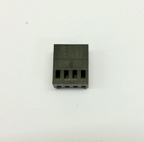 PK OF 2 - FEMALE 4 PIN FAN POWER CONNECTOR - BLACK INC PINS - Picture 5 of 5