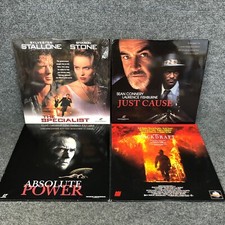 Lot Of 4 Action 12  Laserdisc Movies Specialist, Absolute Power, Backdraft  