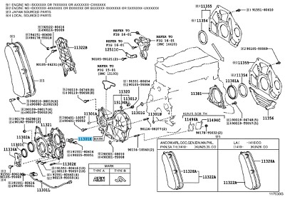 TOYOTA HILUX KUN10 KUN25 KUN35 Genuine Crank Position Sensor 90919