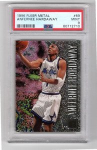 1996 Fleer Metal Anfernee Hardaway #69 - PSA 9 -MINT