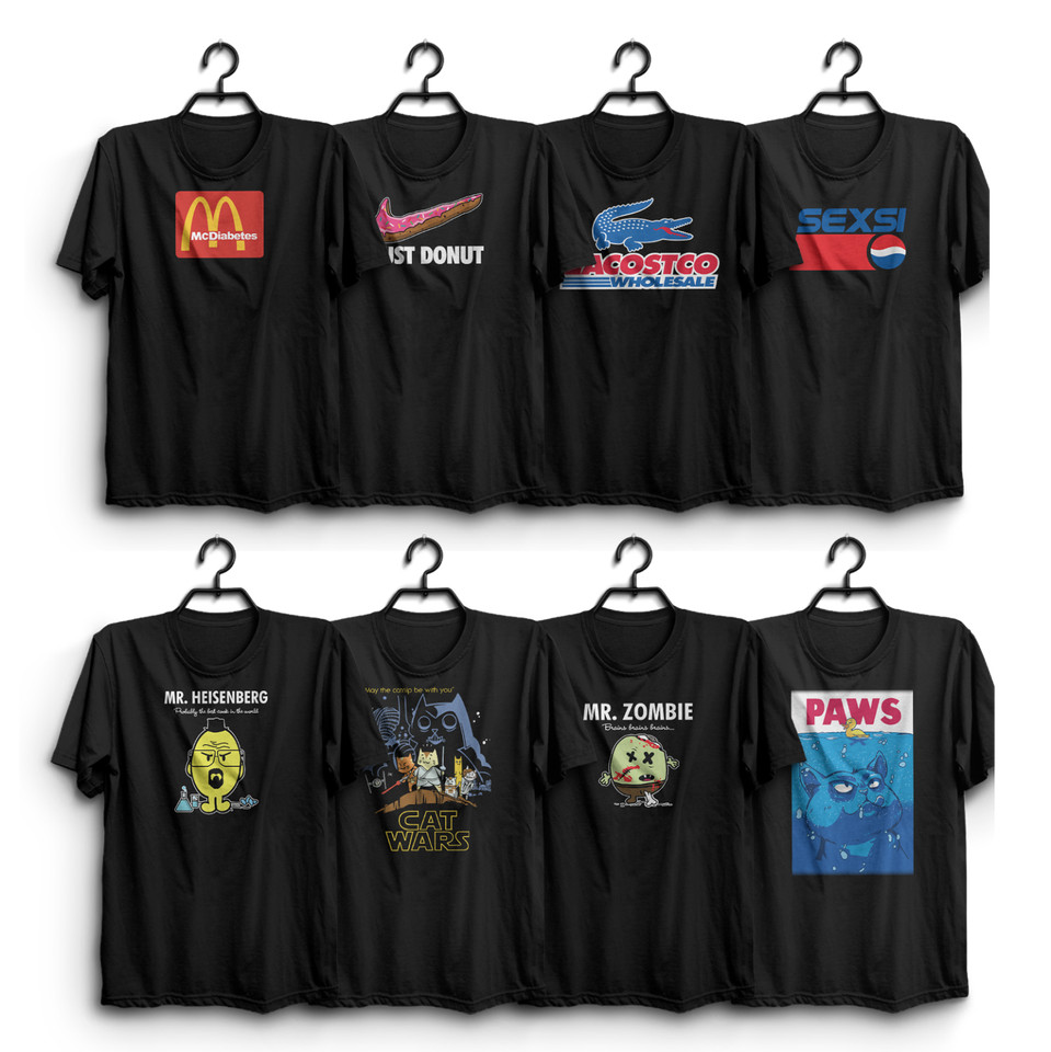 PARODY Hombres Camiseta divertida Novedad Broma TShirt grosero Regalo él papá cumpleaños eslogan