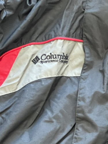 Columbia Sportswear Red And Black Winter Hooded Jacket Kids Size 10/12 - Picture 3 of 8