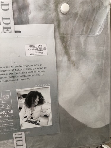 Designers Guild YULAN BIRCH Standard Sham 100% Cotton Portugal New In Package - Picture 5 of 6