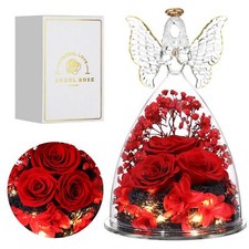 Ocosy Mothers Day Rose Gifts for Mom, Large Angel Rose Gifts for Women, Forev...
