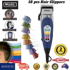 wahl colour pro corded clipper kit