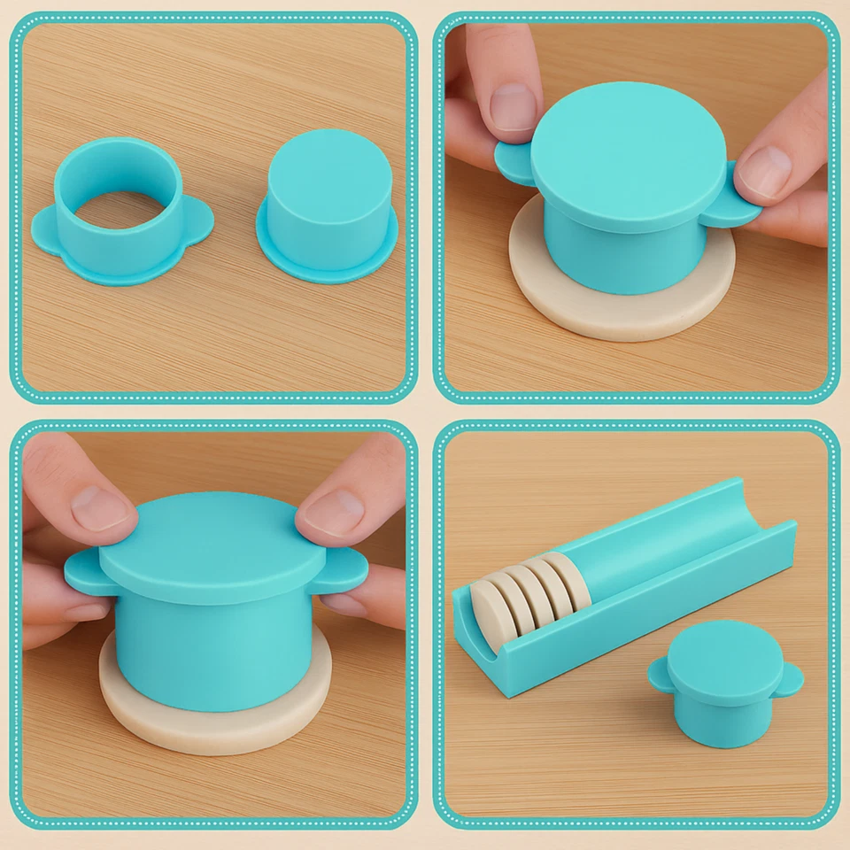 Juego de moldes circulares para pasteles CakePopPro con bandeja de 9 pulgadas - Fácil para hacer círculos para hacer estallar pasteles Foto 3 de 4