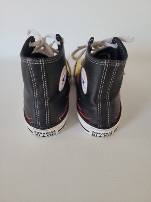 Converse Chuck Taylor All Star Leather High Flame Junior Size 6