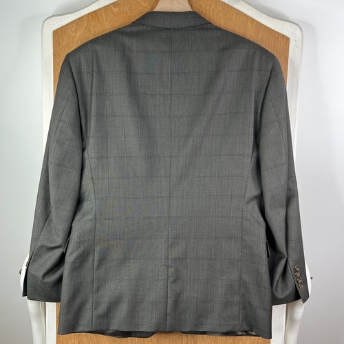 Traje Jones New York Para Hombre 42S Verde Ventana 3 Piezas 100% Lana Pantalones 30x31 - Imagen 14 de 24