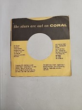 45 RPM 7" RECORD SLEEVES CO. SLEEVE 1 PACK SEE PHOTOS - Coral SLV155 