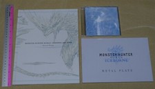 MONSTER HUNTER WORLD ICEBORNE ART BOOK Monster Designs & CD & Art Panel Set