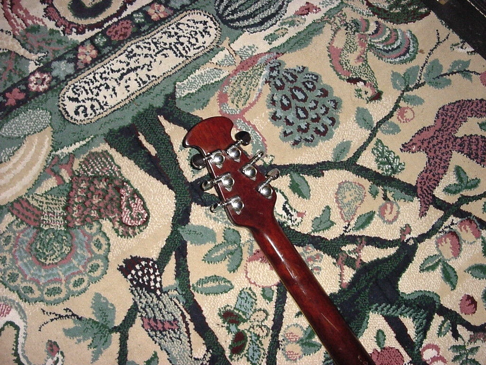 GUITARRA OVATION ULTRA ELÉTRICA GP CORPO RÍGIDO TIGER MAPLE 1431-1 1984/85 RARA - Imagem 3 de 4