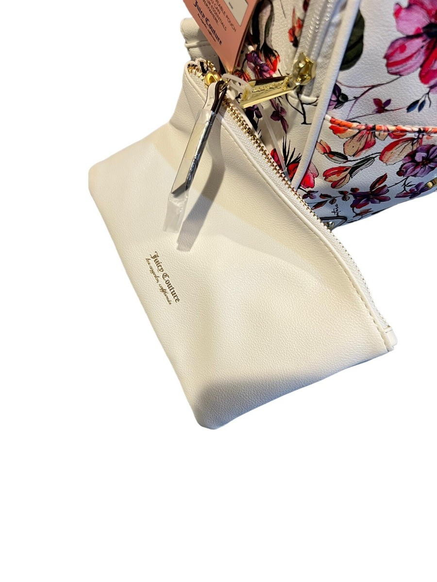 Juicy Couture White Floral Garden Party Backpack With  display picture 3