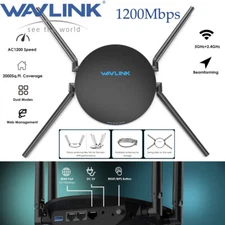 Wavlink AC1200 Wireless Router Extender WIFI Repeater Dual Band Beamforming WPS
