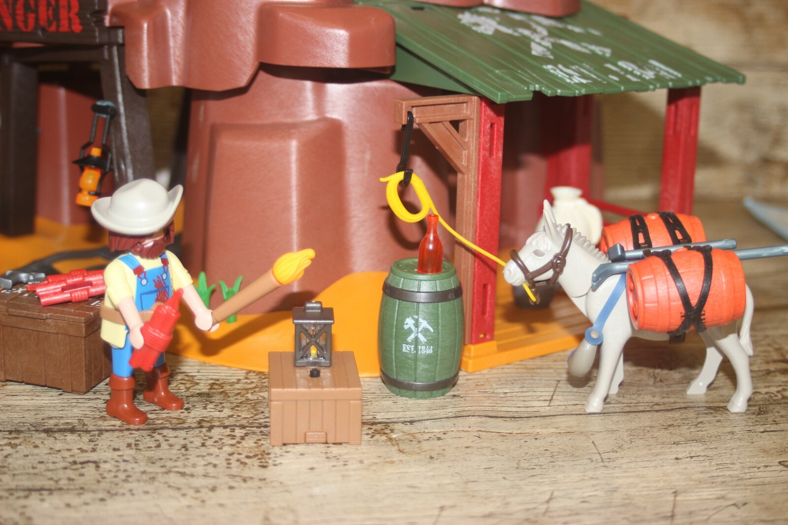 Playmobil Western Goldmine (5246) - Rare - Discontiued Checked Complete Populair, nieuw