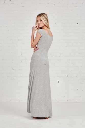 New With Tags Bailey 44 Grey Maxi Skirt Set - Picture 2 of 5