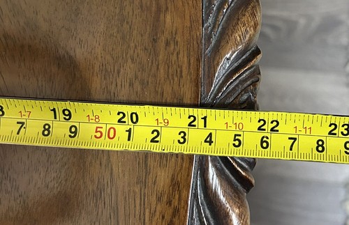Antique Georgian Demi Lune Oak Table - Picture 6 of 8