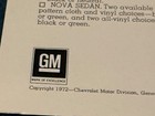 1972 & 1973 Chevy NOVA Dealer Showroom Sales Promo Posters Coupe SS Sedan Rally — photo 8