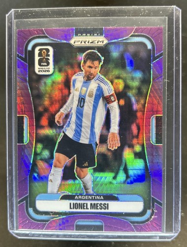 2026 Panini Prizm World Cup Lionel Messi Purple Hyper #/299 Argentina