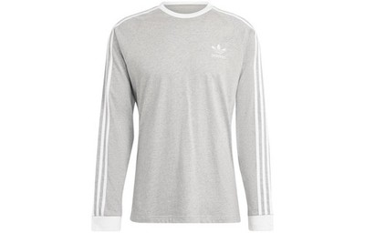 adidas Adicolor Classics 3-Stripes Long Sleeve Tee Medium Grey Heather