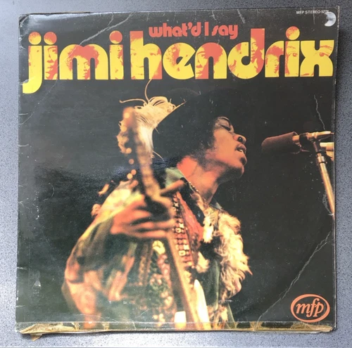 8 x Vinyl Albums Zepplin Jimi Hendrix Santana The Dammed Deep Purple Free P&P