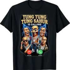 Tung Tung Tung Sahur is Calling Italian Brainrot Meme Funny T-Shirt
