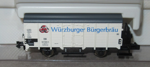 N Fleischmann DB Bierwagen Würzburger Bürgerbräu in OVP 834601 K | Condition: Gebraucht