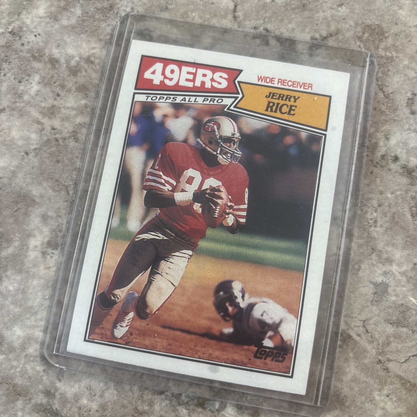 1987 Topps #115 Jerry Rice FOOTBALL San Francisco 49ers Mint