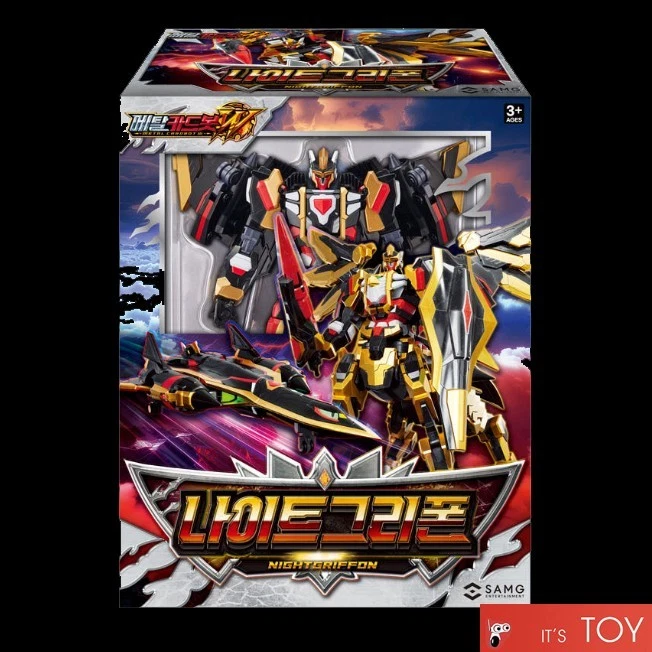 Metal Cardbot W NIGHTGRIFFON Gold gryphon Bomber Transforming