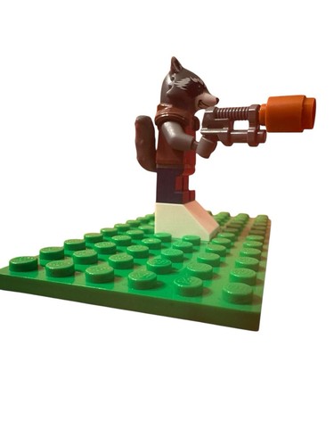 Lego Rakete Waschbär 76102 Guardians of the Galaxy Super Heroes Minifigur D1-53 - Bild 2 von 6