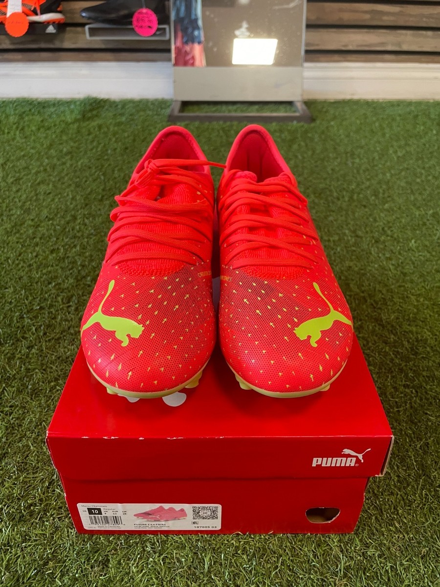 Puma Future Z 4.4 FG/AG Soccer Cleats SIze 10 - Orange/Yellow | eBay